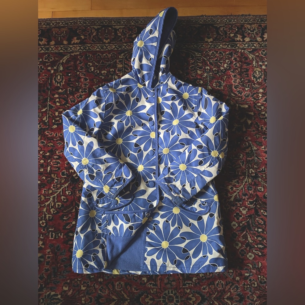 Girls rain jacket Gymboree fleece lined!